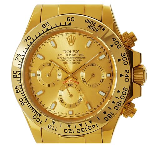 rolex daytona gold mit weißem zifferblatt replica